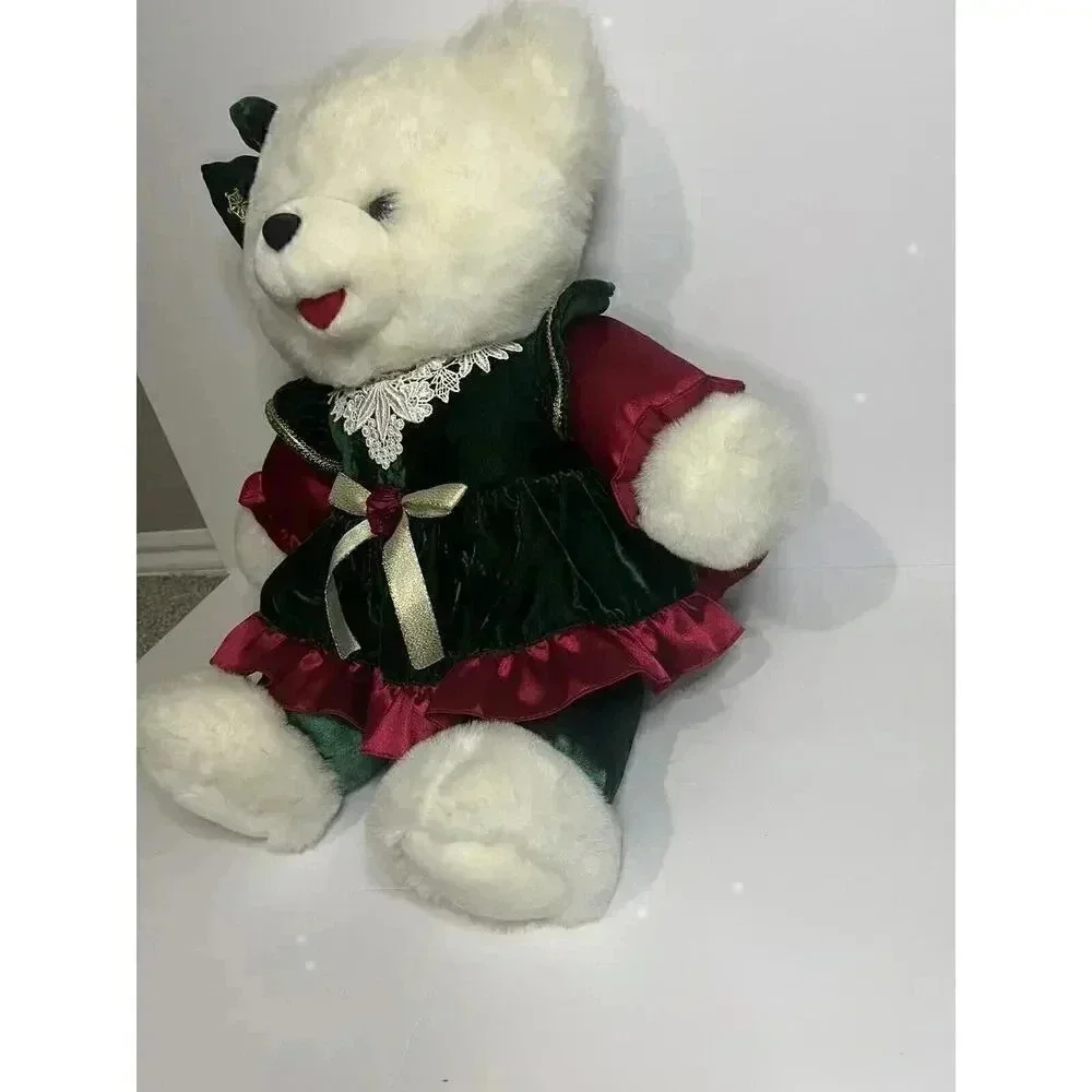 Vintage Snowflake Teddy 1998 Plush 23